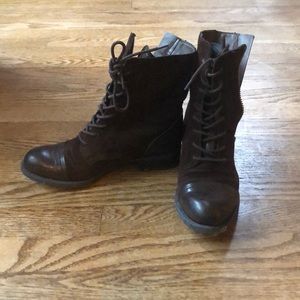 Brown Combat boots